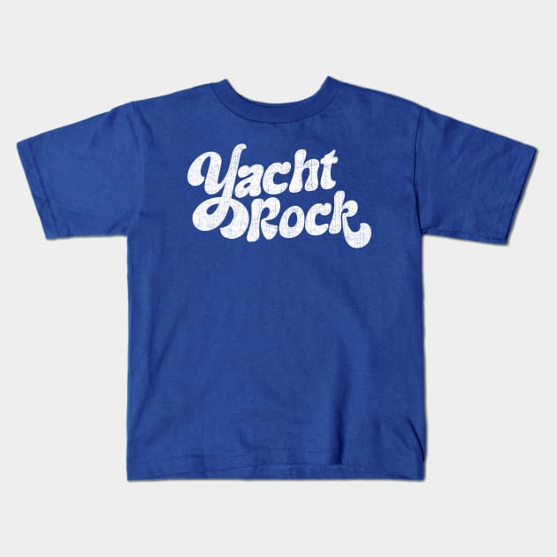 Yacht Rock -- Retro 80s Style Design Kids T-Shirt by DankFutura